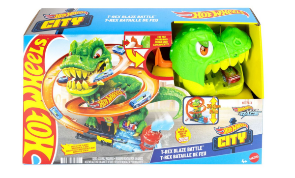 Hot Wheels City T-Rex Fire Station (Ref: 194735264186)