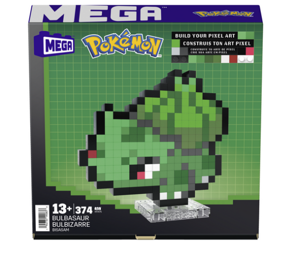 Mega Bloke Pokemon- Bulbasaur Pixel Art (Ref: 194735190836)