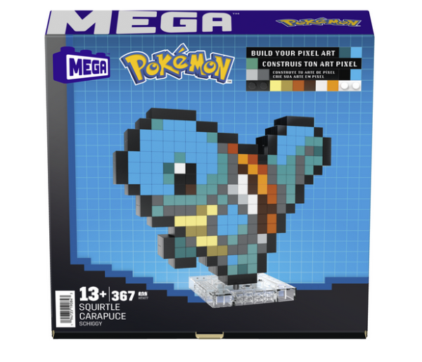 Mega Bloks Pokemon - Squirtle Pixel Art (Ref: 194735190843)