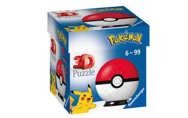 Pokemon Pokeball 54 Piece 3D Puzzle (Ref: 4005556112562)