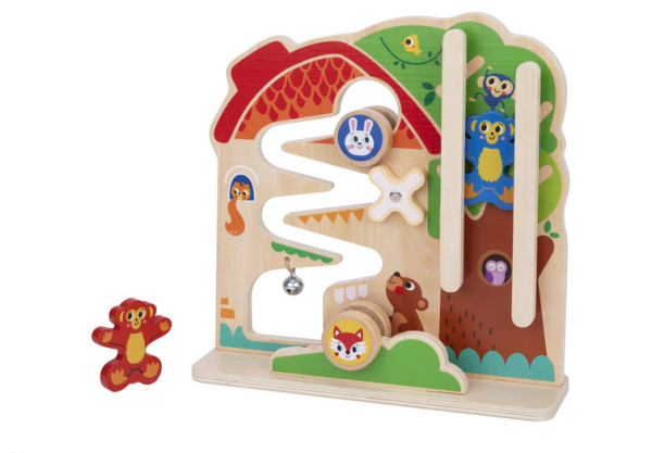 Wooden 2-in-1 Activity Ball Track (Ref: 6525858103689)