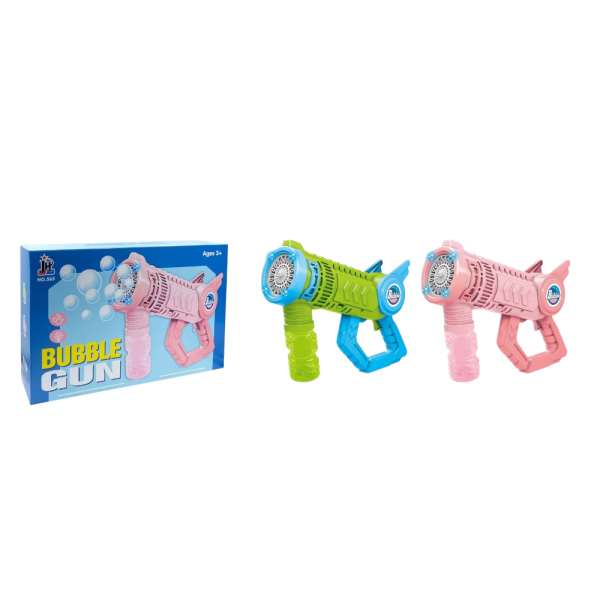 Bubble Gun for Kids, Ages 3+, Automatic Bubble Blower with Multiple Colours, Battery-Operated (Ref: 7525666104402)