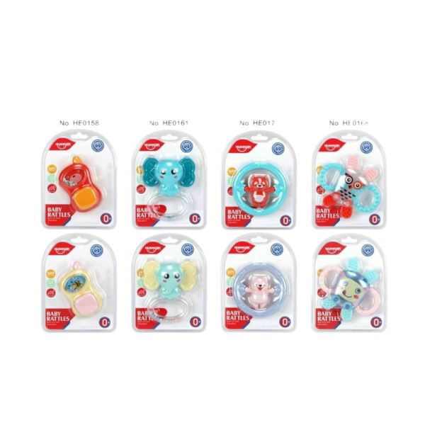 Huanger Baby Rattles, Animal Design Teething Toys, Ages 0+ Months (Ref: 7525666104297)