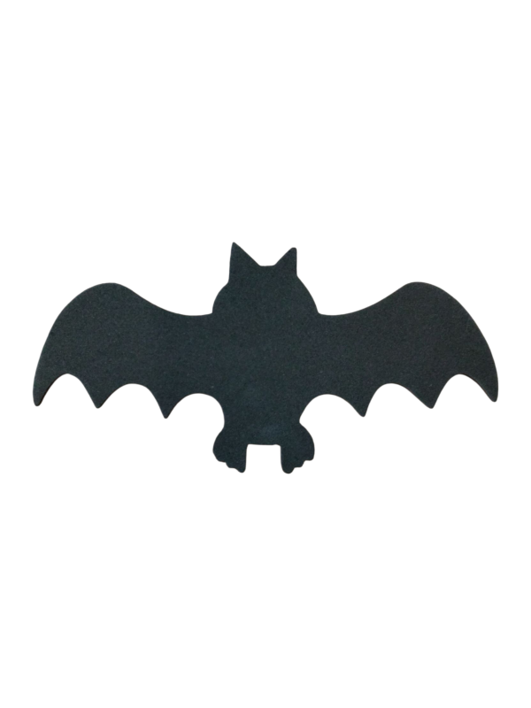 Halloween Bat Wall Decor, Black Silhouette, Large Flying Bat Decoration (Ref: 050565697042)