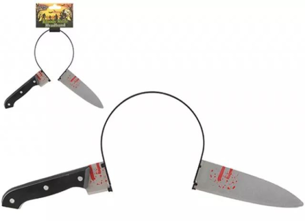 Halloween Party Decoration Hanging Knife Props Set with Blood Stains, Horror House Display (Ref: 050565752284)