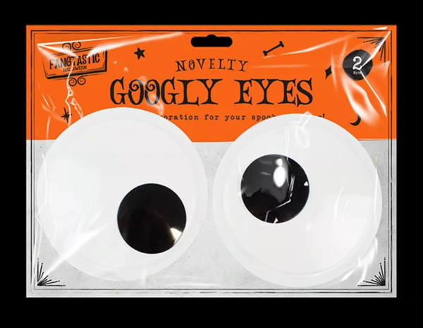 Fangtastic Halloween Novelty Googly Eyes Decoration, Large White (Ref:056170312844)
