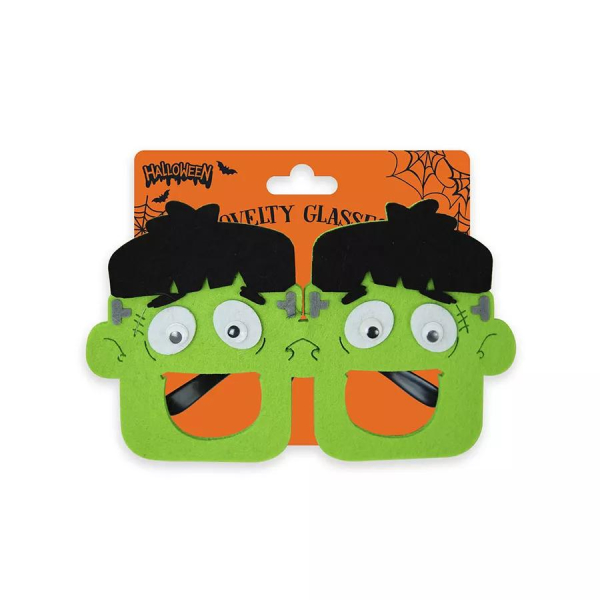 Halloween Frankenstein Novelty Glasses, Green Monster Party Costume Accessory (Ref: 0330601021056)