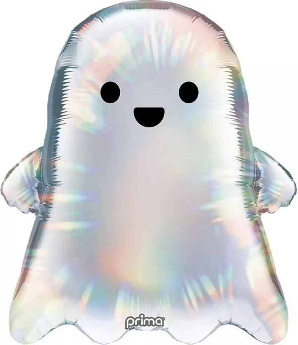 Prima Holographic Ghost Balloon, Party Decoration, Iridescent (Ref: 4708362768)