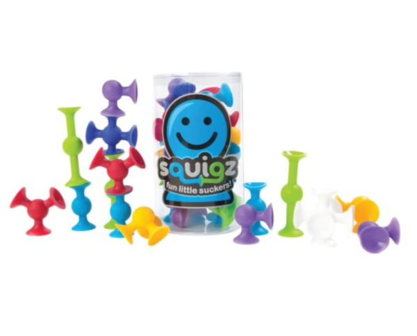Squigz Silicone Suction Cup Building Toys, Construction Set, Multi-Colour (Ref:  811802020536 )