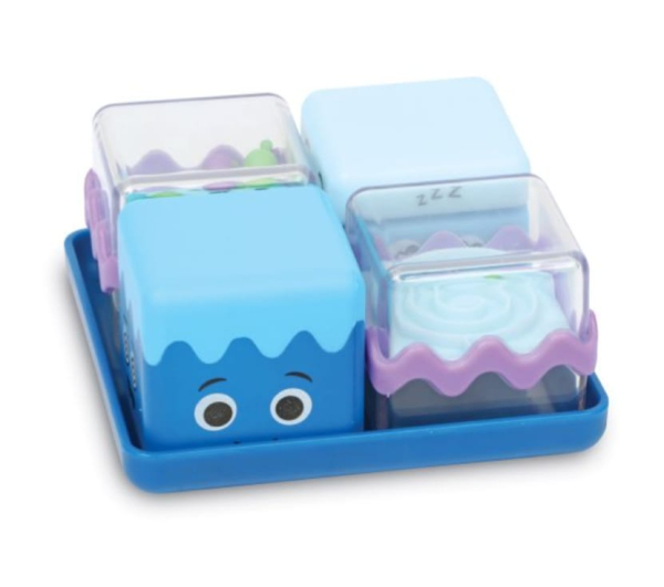 Learning Resources Cool Down Cubes Sensory Fidget Set, 5 Pieces, Ages 4+, Blue (Ref: 765023055825) - Image 4