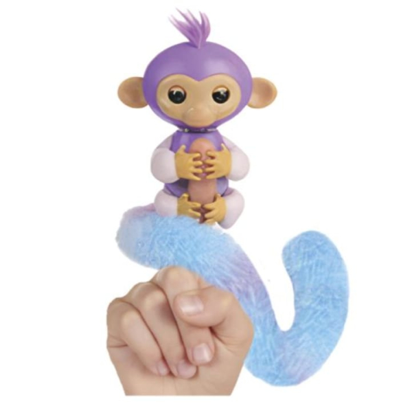 Fingerlings Snuggle Tails Interactive Plush Toy with Mini Bestie, 70+ Sounds and Reactions, Purple (Ref: 771171132417) - Image 3