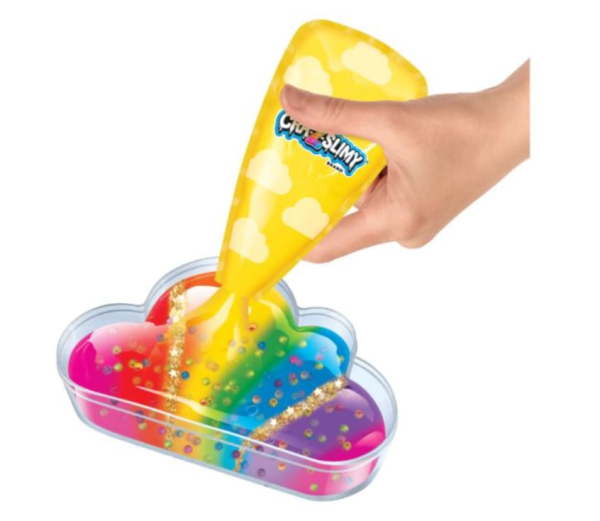 CraZyslimy Over the Rainbow Slime Creation Set, 12 Super Bright Colours, Cloud Container, Ages 6+ (Ref: 884920602403) - Image 3