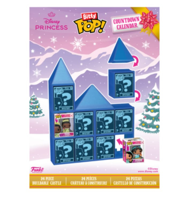 Disney Princess Funko Pop Bitty Advent Calendar, 24 Days Christmas Countdown Calendar (Ref: 889698870016 ) - Image 3