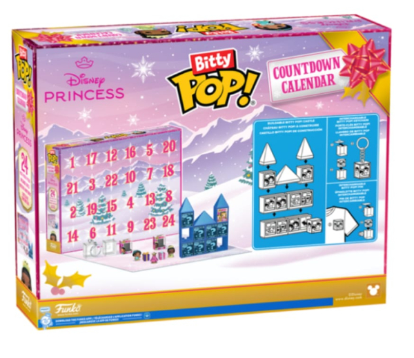 Disney Princess Funko Pop Bitty Advent Calendar, 24 Days Christmas Countdown Calendar (Ref: 889698870016 ) - Image 2
