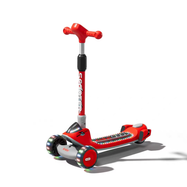 Scooter Deluxe Kids Kick Scooter with LED Light-Up Wheels, Adjustable Height, for Children, Indoor Outdoor Use (Ref: 7525526106270)