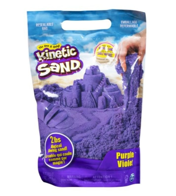 Kinetic Sand, 2 Pounds Magical Flowing Sand in Resealable Bag. Multi Colours Available