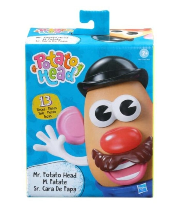 Hasbro Mr. Potato Head Classic Toy Set, 13 Pieces, Ages 2+, Creative Play Set with Mix-and-Match Parts, Multicoloured (Ref: 5010996192264)