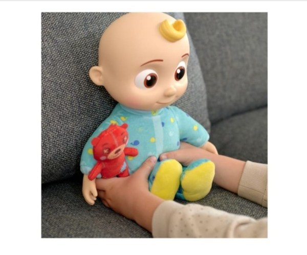 Cocomelon Baby Doll with Plush Musical Bedtime Toy, Turquoise Outfit (Ref: 191726386445)