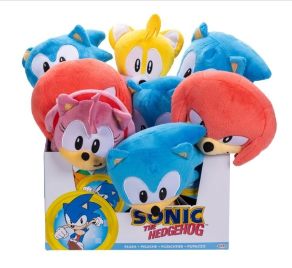 Sonic the Hedgehog Official Plush Toys Collection, Character Soft Stuffed Animals, Multi-Colour (Ref: 192995423220)