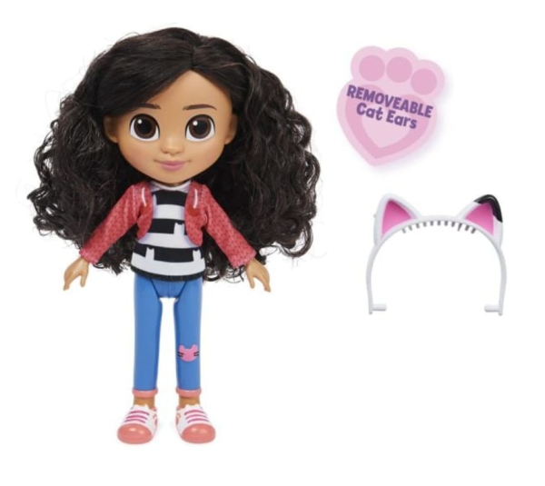 Gabby's Dollhouse Large Fashion Doll with Cat Ears, Removable Outfit, Netflix Series Character, Ages 3+ (Ref: 778988364383) - Image 2