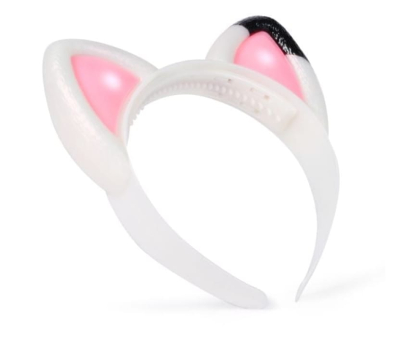 Gabby's Dollhouse Movie Interactive Cat Ears, Meow-mazing Light-up Headband, Pink and White, Ages 3+ (Ref: 681147073616) - Image 2