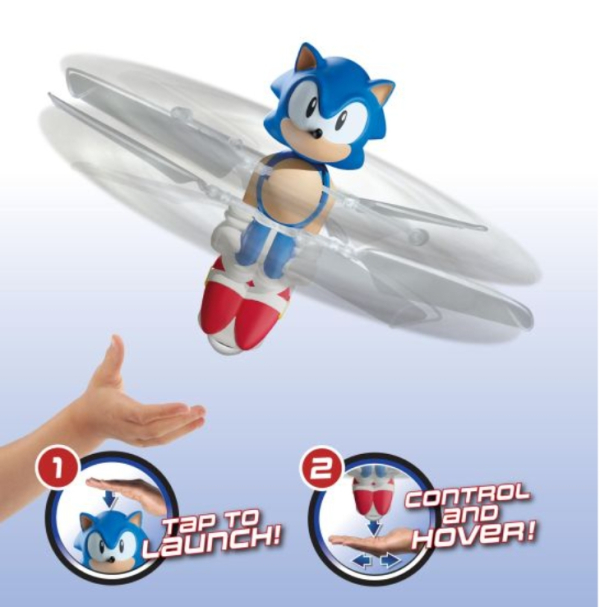 Classic Sonic the Hedgehog Flying Stickers Hover 'N' Spin Action Figure, Electronic Toy, Ages 6+ (Ref: 5029736081331) - Image 3