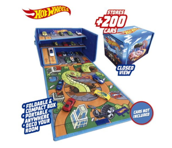 Hot Wheels Car Storage Box with Play Mat, 200+ Cars Capacity, 3-in-1 Foldable Design (Ref: 4893825032341) - Image 4