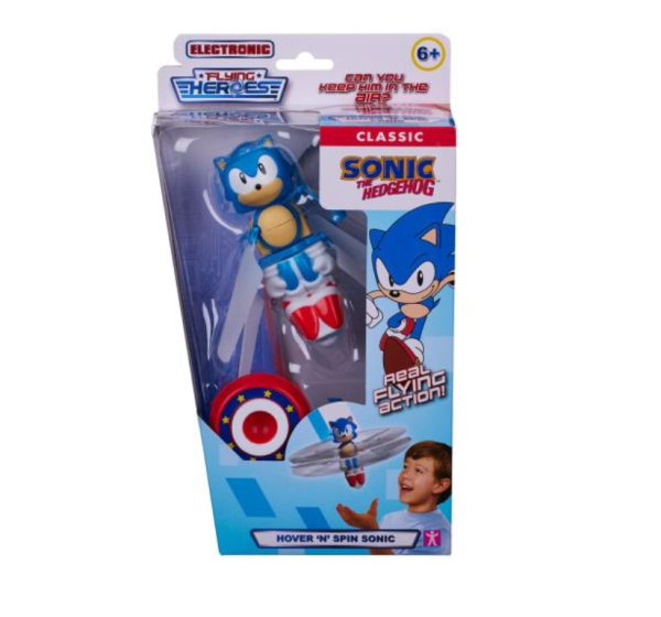 Classic Sonic the Hedgehog Flying Stickers Hover 'N' Spin Action Figure, Electronic Toy, Ages 6+ (Ref: 5029736081331) - Image 2