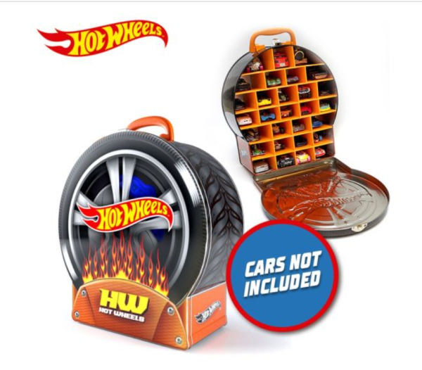 Hot Wheels Five Wheel Garage Storage Case, 28 Cars Capacity, Flame Design (Ref: - Image 3